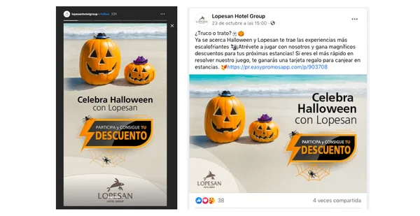 (출처: Lopesan Hotel 페이스북 - 2020년)